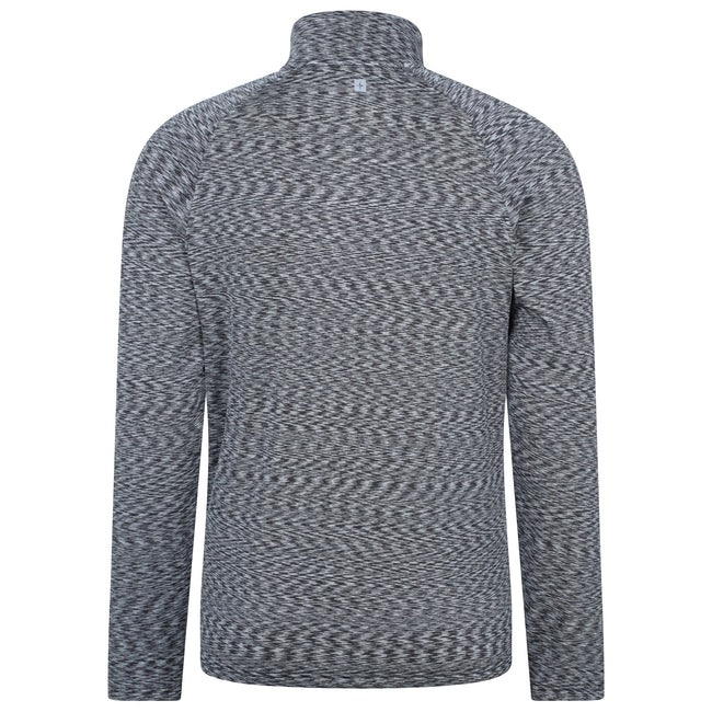 Black - Back - Mountain Warehouse Mens Power Quarter Zip Midlayer