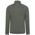 Khaki Green - Back - Mountain Warehouse Mens Power Quarter Zip Midlayer