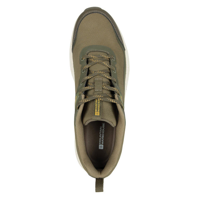 Khaki Green - Pack Shot - Mountain Warehouse Mens Momentum Waterproof Walking Shoes