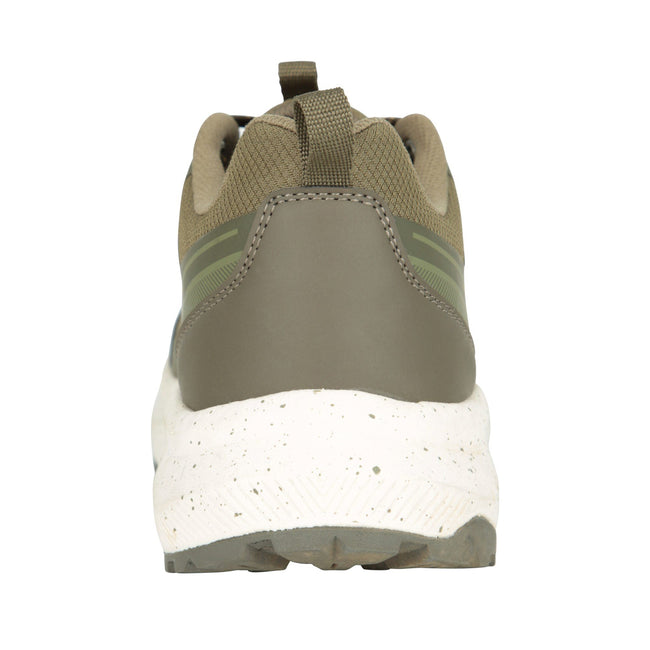Khaki Green - Back - Mountain Warehouse Mens Momentum Waterproof Walking Shoes