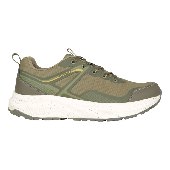 Khaki Green - Lifestyle - Mountain Warehouse Mens Momentum Waterproof Walking Shoes