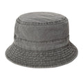 Black - Back - Animal Mens Sean Organic Bucket Hat