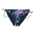 Dark Blue - Front - Animal Womens-Ladies Lona Floral Side Tie Bikini Bottoms