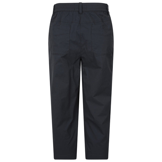 Black - Back - Mountain Warehouse Womens-Ladies Delta Stretch Capri Trousers