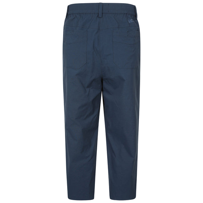 Navy - Back - Mountain Warehouse Womens-Ladies Delta Stretch Capri Trousers
