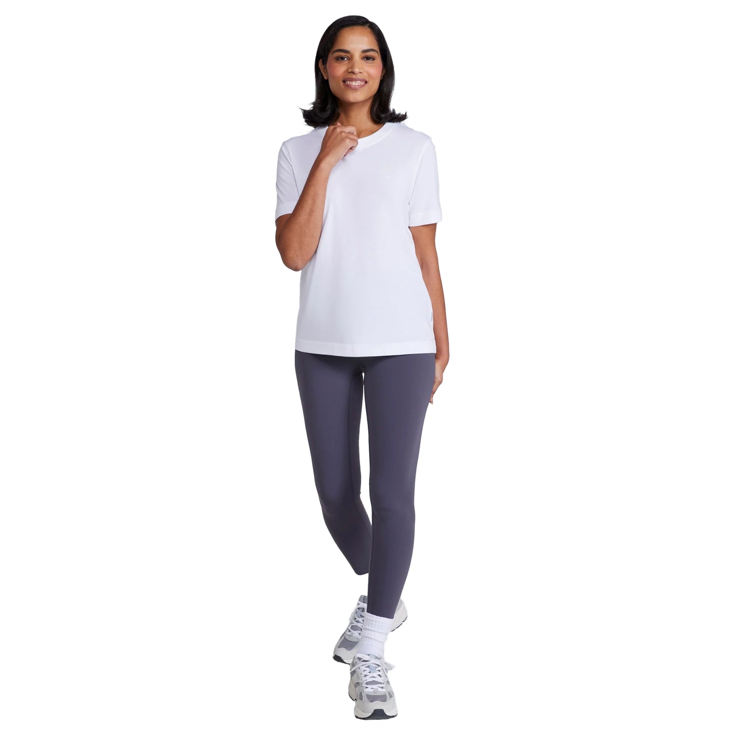 White - Side - Animal Womens-Ladies Plain T-Shirt