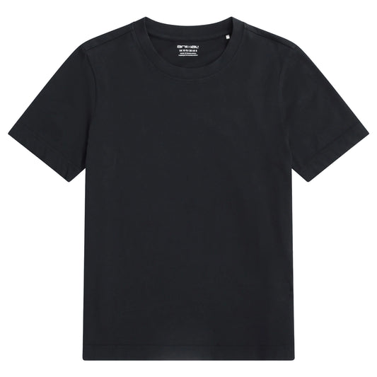 Black - Front - Animal Womens-Ladies Plain T-Shirt