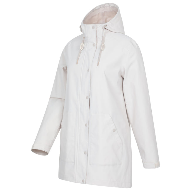 Cream - Side - Mountain Warehouse Womens-Ladies Foxtail Waterproof Fleece Lined Jacket