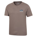 Dark Beige - Lifestyle - Mountain Warehouse Mens Mountain Peaks T-Shirt