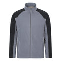 Dark Grey - Front - Mountain Warehouse Mens Ashbourne Full Zip Fleece Jacket