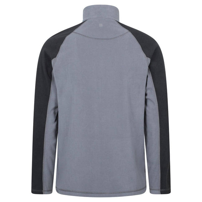 Dark Grey - Back - Mountain Warehouse Mens Ashbourne Full Zip Fleece Jacket