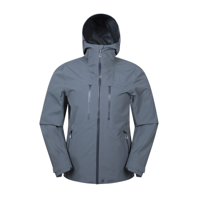 Dark Grey - Front - Mountain Warehouse Mens Kailash 2.5 Layer Waterproof Jacket