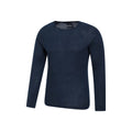 Navy - Side - Mountain Warehouse Mens Merino Wool Thermal Top