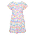 Light Purple - Back - Mountain Warehouse Childrens-Kids Mountain Essentials Lora Wave Pattern Dress