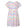 Light Purple - Side - Mountain Warehouse Childrens-Kids Mountain Essentials Lora Wave Pattern Dress