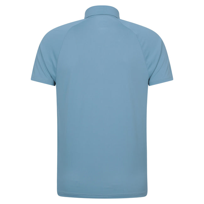 Light Blue - Back - Mountain Warehouse Mens IsoCool Lightweight Polo Shirt