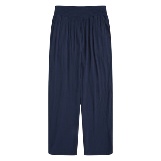 Navy - Front - Animal Womens-Ladies Tassia Beach Trousers