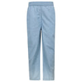 Blue - Front - Mountain Warehouse Childrens-Kids Heather Chambray Trousers