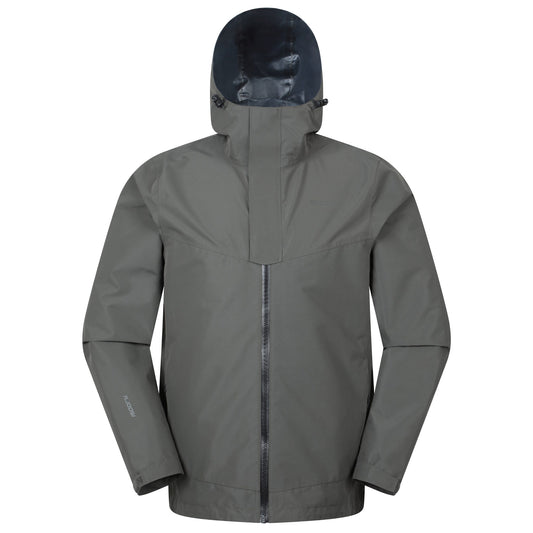 Khaki Green - Front - Mountain Warehouse Mens Arlberg Extreme Waterproof Jacket