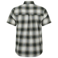 Green - Back - Mountain Warehouse Mens Trace Flannel Short-Sleeved Shirt