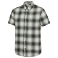 Green - Side - Mountain Warehouse Mens Trace Flannel Short-Sleeved Shirt