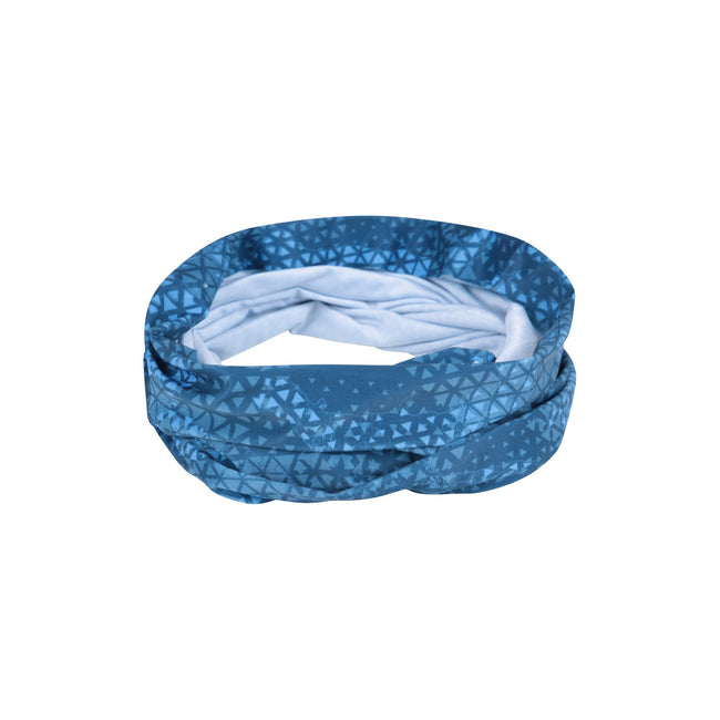 Blue - Lifestyle - Mountain Warehouse Mens Patterned IsoCool Seamless Snood