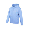Blue - Lifestyle - Mountain Warehouse Childrens-Kids Embroidered Full Zip Hoodie