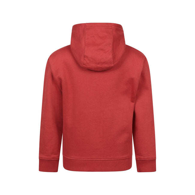 Orange - Back - Mountain Warehouse Childrens-Kids Embroidered Full Zip Hoodie
