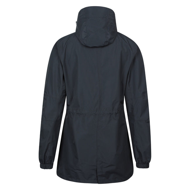 Black - Back - Mountain Warehouse Womens-Ladies Rainfall Waterproof Jacket