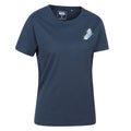 Navy - Side - Mountain Warehouse Womens-Ladies Relaxed Fit T-Shirt