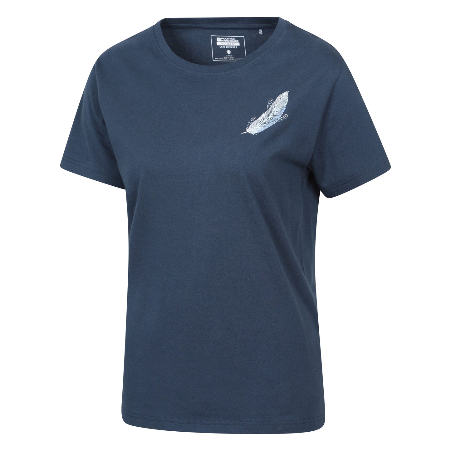 Navy - Lifestyle - Mountain Warehouse Womens-Ladies Relaxed Fit T-Shirt