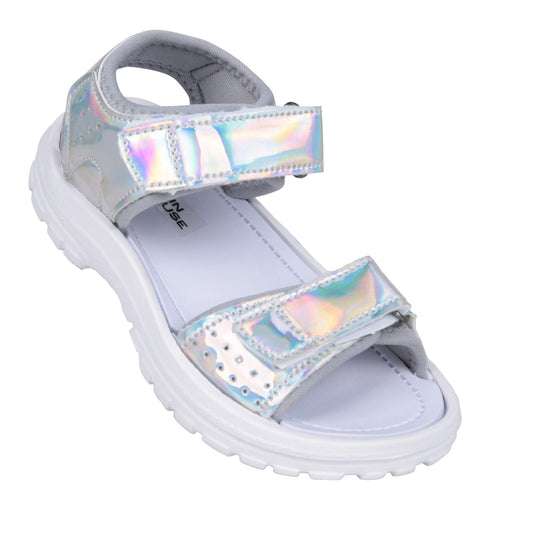 Iridescent - Front - Mountain Warehouse Childrens-Kids Supernova Sandals
