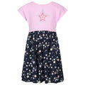 Navy - Front - Mountain Warehouse Childrens-Kids Poppy Star Cotton Dress