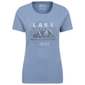 Dark Blue - Front - Mountain Warehouse Womens-Ladies Lake District Printed T-Shirt