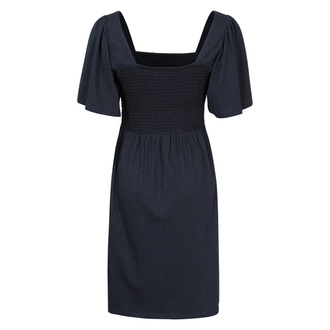 Navy - Back - Mountain Warehouse Womens-Ladies Hydra Shirred Dress