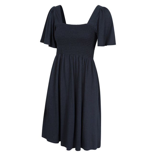 Navy - Lifestyle - Mountain Warehouse Womens-Ladies Hydra Shirred Dress