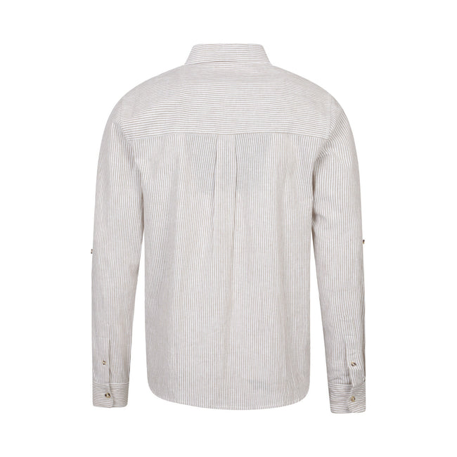 Mustard - Back - Mountain Warehouse Mens Lowe Stripe Shirt
