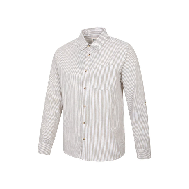 Mustard - Lifestyle - Mountain Warehouse Mens Lowe Stripe Shirt