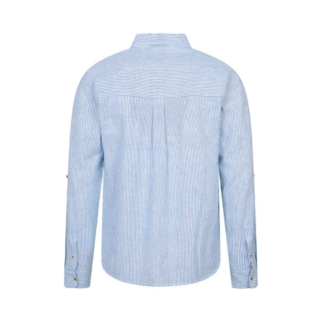 Blue - Back - Mountain Warehouse Mens Lowe Stripe Shirt