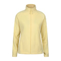 Pale Yellow - Front - Mountain Warehouse Womens-Ladies Raso Fleece Jacket