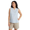 White - Front - Mountain Warehouse Womens-Ladies Petra Printed Sleeveless Shirt