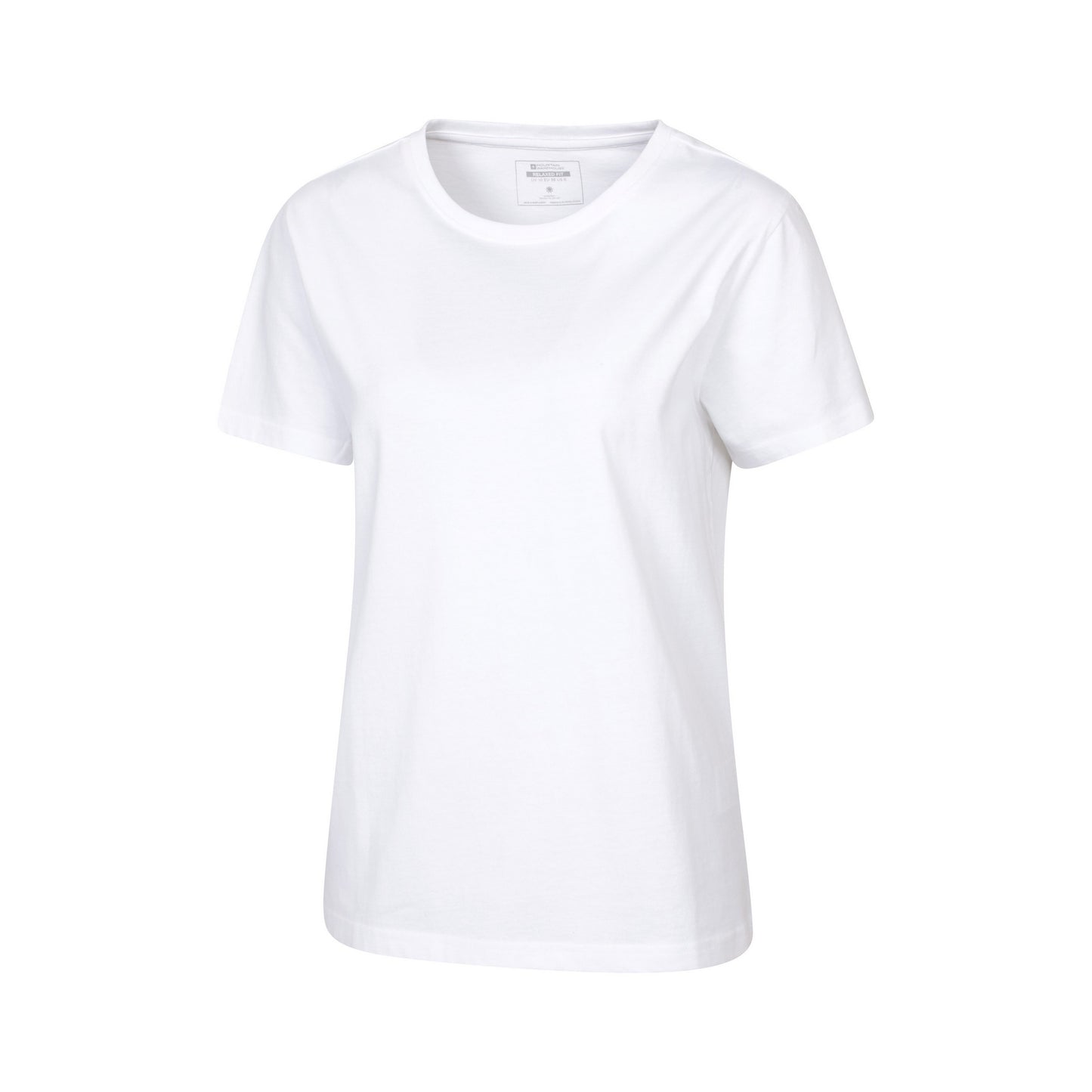 White - Lifestyle - Mountain Warehouse Womens-Ladies Basic Relaxed Fit T-Shirt