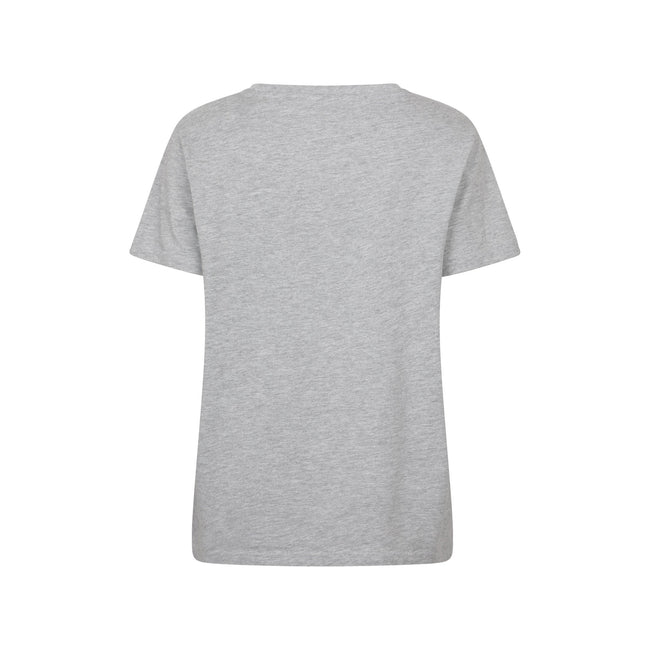 Light Grey - Back - Mountain Warehouse Womens-Ladies Basic Relaxed Fit T-Shirt