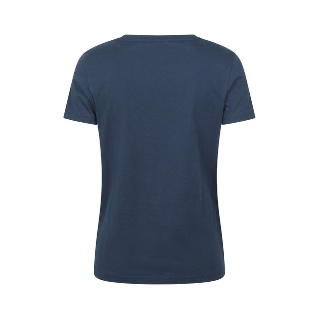 Navy - Back - Mountain Warehouse Womens-Ladies Scottish Weather Forecast T-Shirt