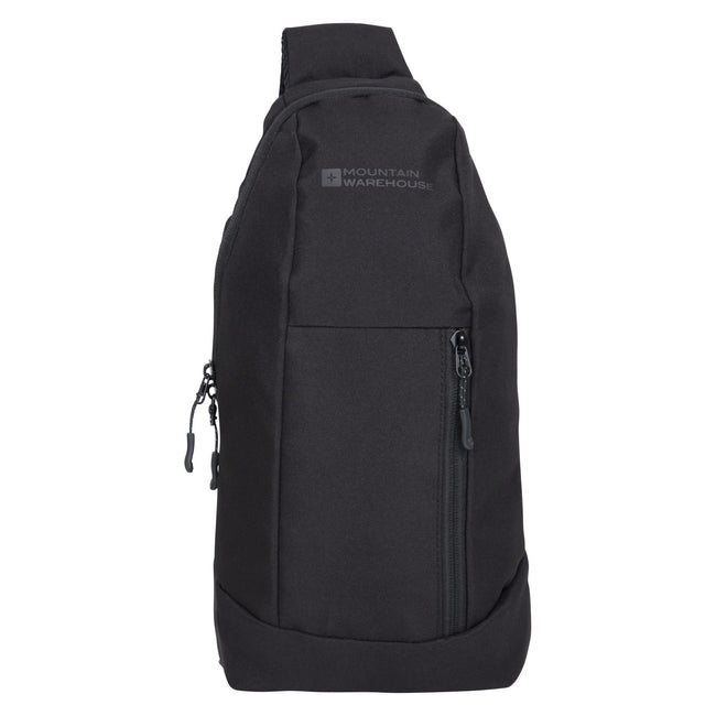 Black - Front - Mountain Warehouse 8L Sling Backpack