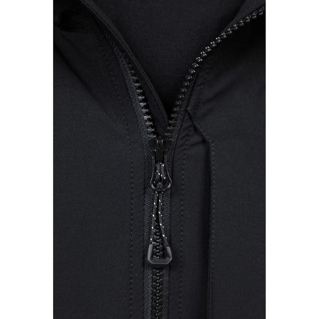 Black - Pack Shot - Mountain Warehouse Mens Retreat Packable Soft Shell Jacket