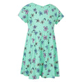 Pale Green - Side - Mountain Warehouse Girls Essentials Lora Floral Dress