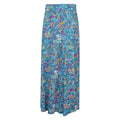 Dark Teal - Lifestyle - Mountain Warehouse Womens-Ladies Shore Floral Jersey Maxi Skirt