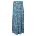 Dark Teal - Back - Mountain Warehouse Womens-Ladies Shore Floral Jersey Maxi Skirt