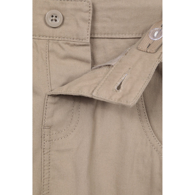Beige - Pack Shot - Mountain Warehouse Childrens-Kids Cargo Trousers